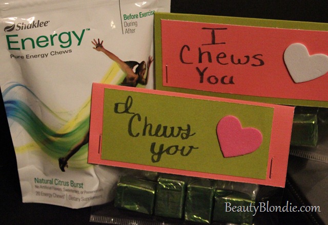 Shaklee Energy Chew Valentines