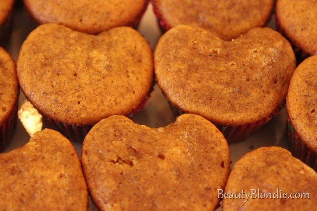Beautiful Heart Shaped Muffins